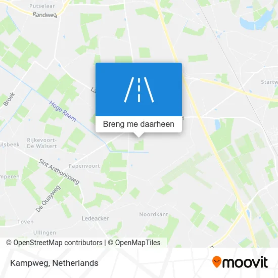 Kampweg kaart
