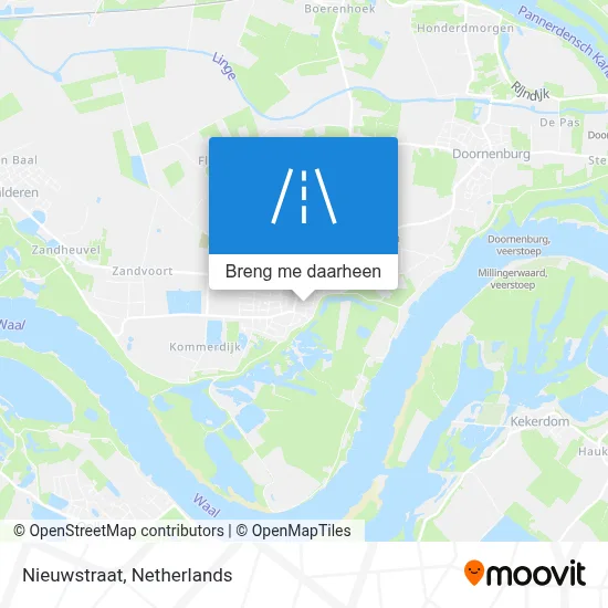 Nieuwstraat kaart