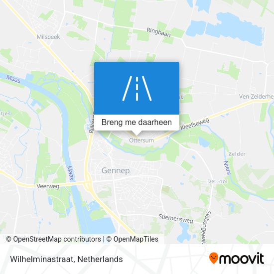 Wilhelminastraat kaart