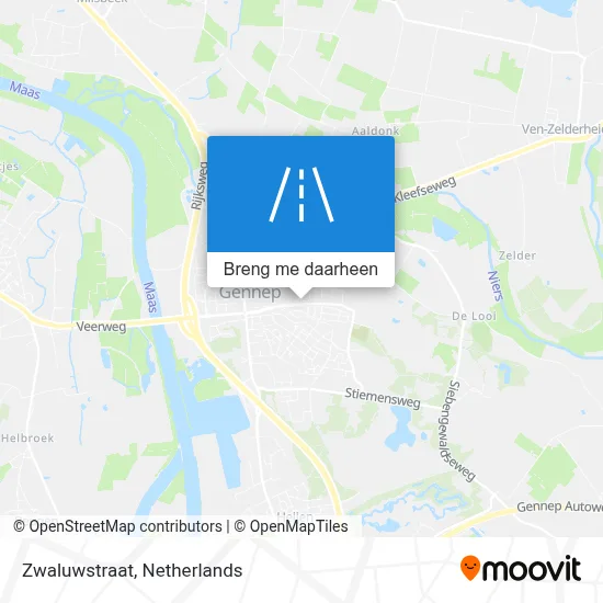 Zwaluwstraat kaart
