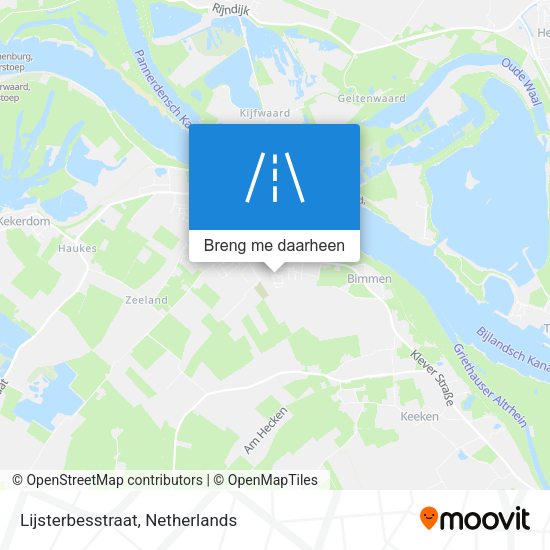 Lijsterbesstraat kaart