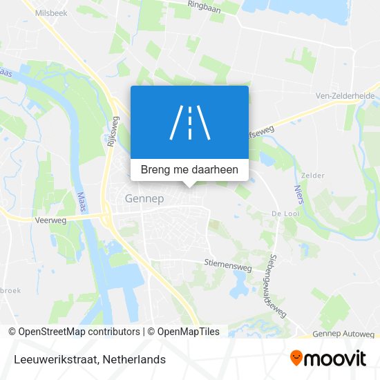 Leeuwerikstraat kaart
