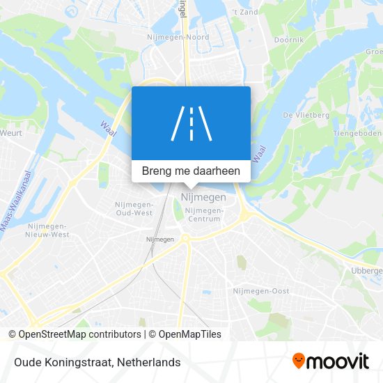 Oude Koningstraat kaart