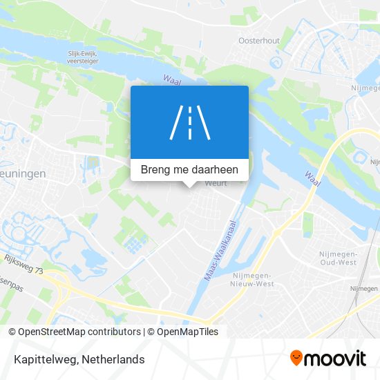 Kapittelweg kaart