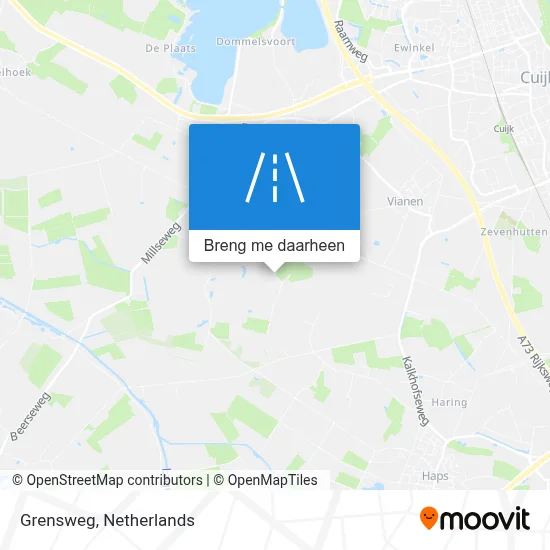 Grensweg kaart