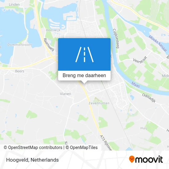 Hoogveld kaart