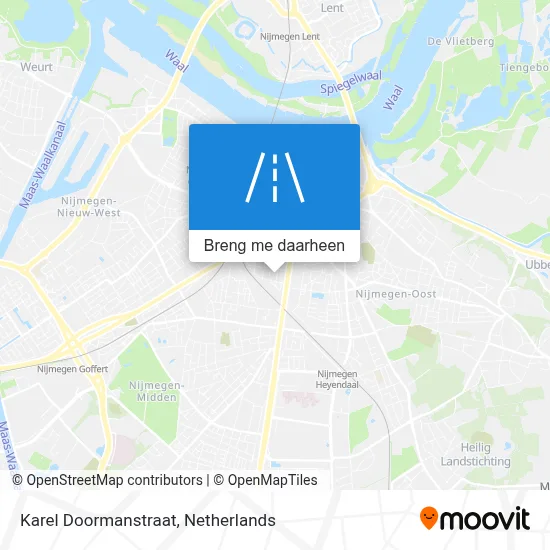 Karel Doormanstraat kaart