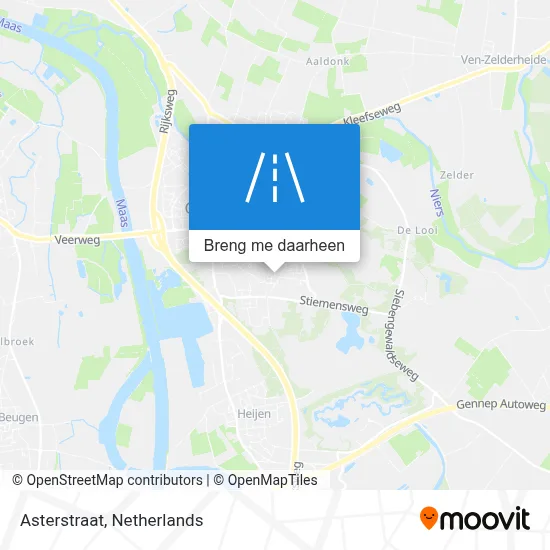 Asterstraat kaart