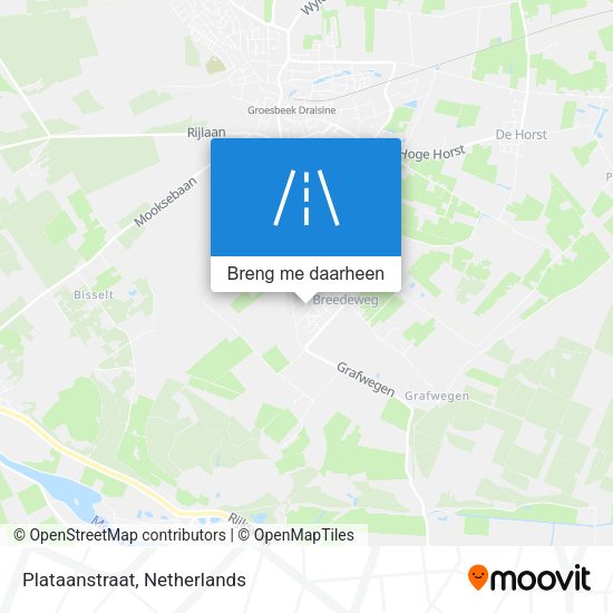 Plataanstraat kaart