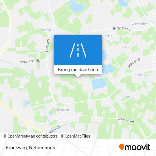 Broekweg kaart