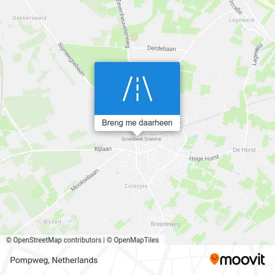Pompweg kaart