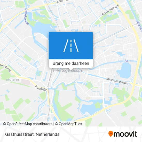 Gasthuisstraat kaart