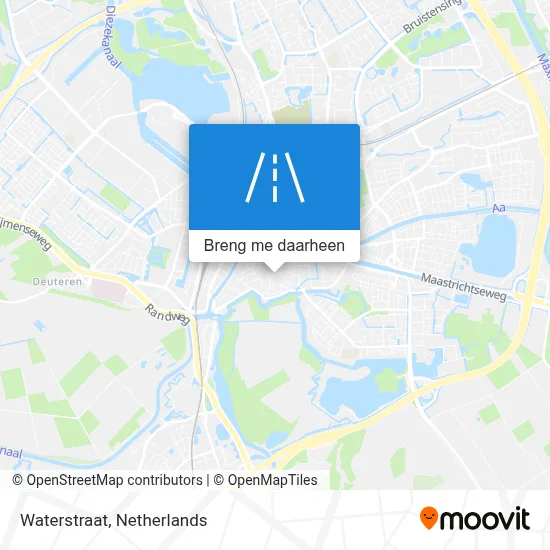 Waterstraat kaart