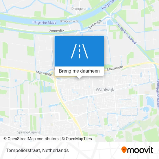 Tempelierstraat kaart