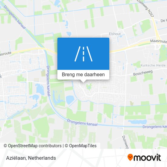 Aziëlaan kaart
