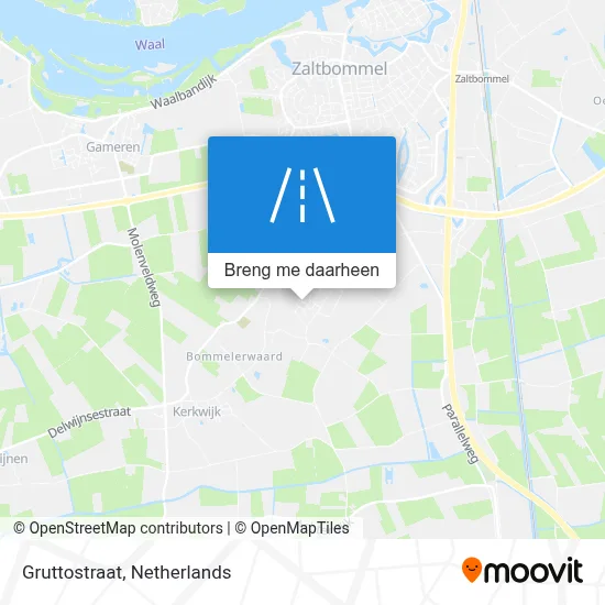 Gruttostraat kaart