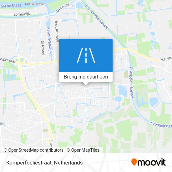 Kamperfoeliestraat kaart