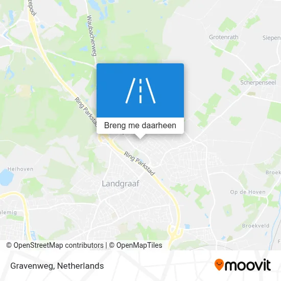 Gravenweg kaart