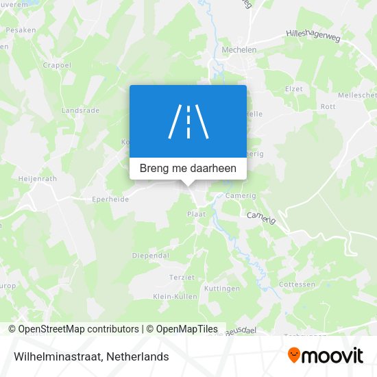 Wilhelminastraat kaart