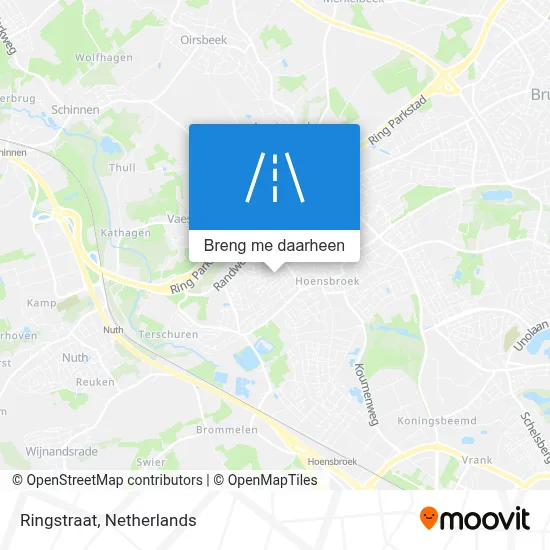 Ringstraat kaart