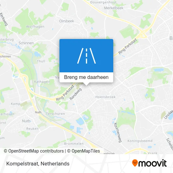 Kompelstraat kaart
