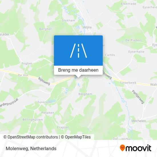 Molenweg kaart