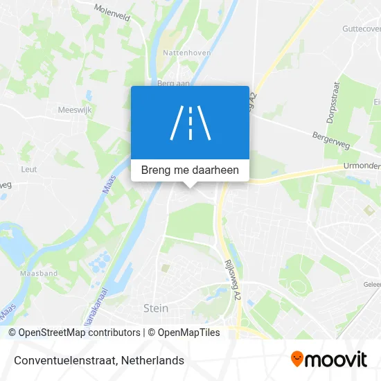 Conventuelenstraat kaart