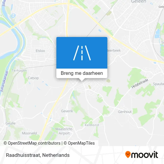 Raadhuisstraat kaart