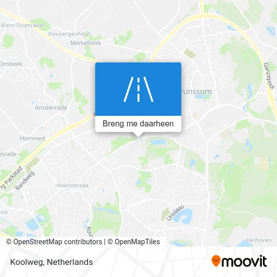 Koolweg kaart