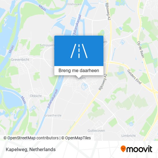 Kapelweg kaart