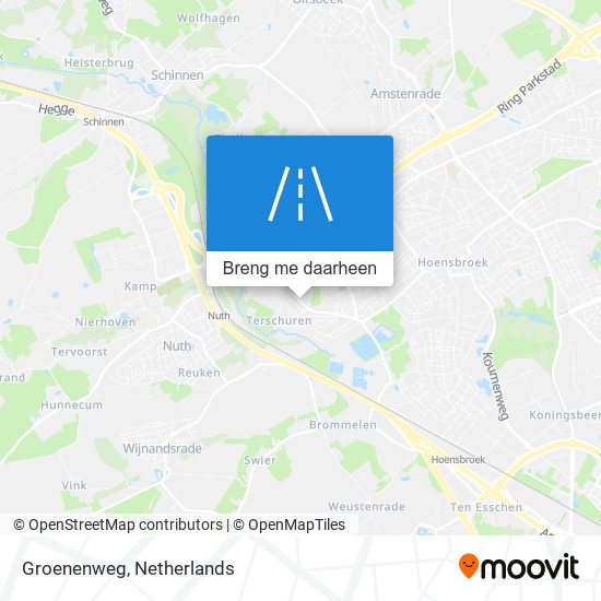 Groenenweg kaart