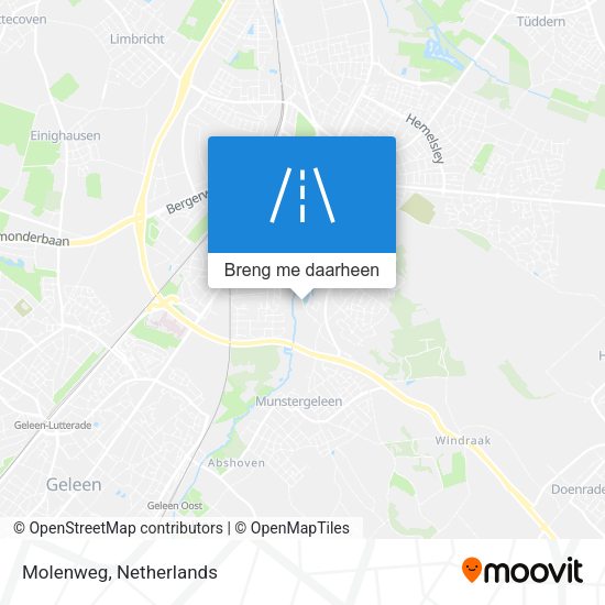 Molenweg kaart