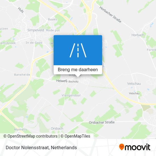 Doctor Nolensstraat kaart