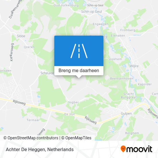 Achter De Heggen kaart