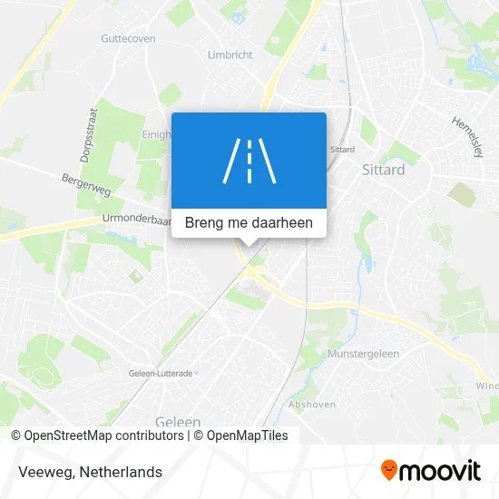 Veeweg kaart