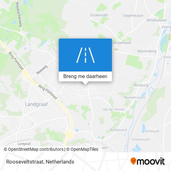 Rooseveltstraat kaart