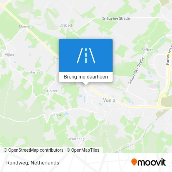 Randweg kaart