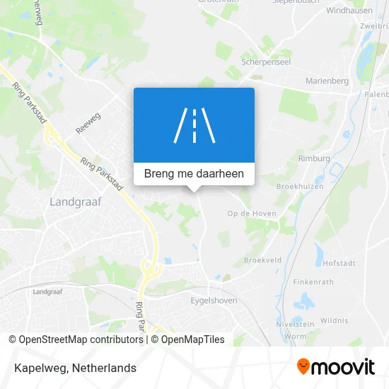 Kapelweg kaart