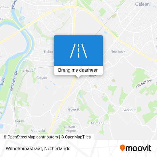 Wilhelminastraat kaart