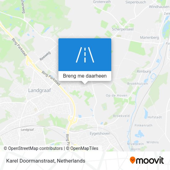 Karel Doormanstraat kaart