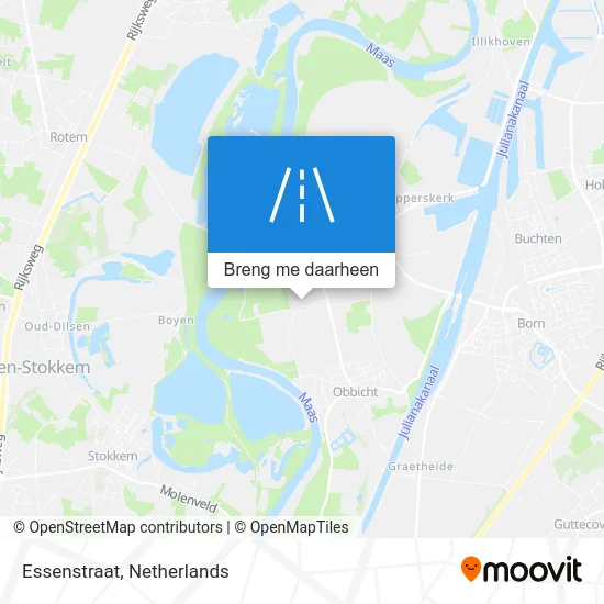 Essenstraat kaart