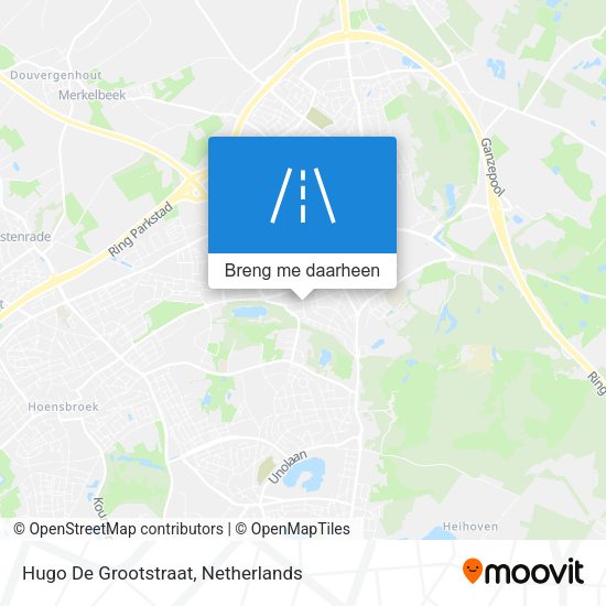 Hugo De Grootstraat kaart
