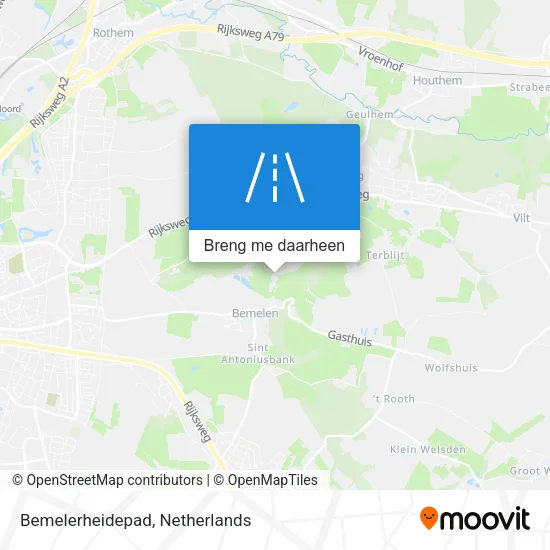Bemelerheidepad kaart