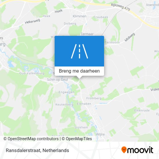 Ransdalerstraat kaart