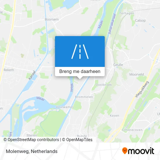 Molenweg kaart