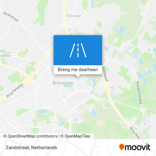 Zandstraat kaart
