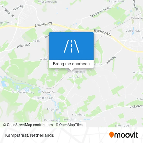 Kampstraat kaart