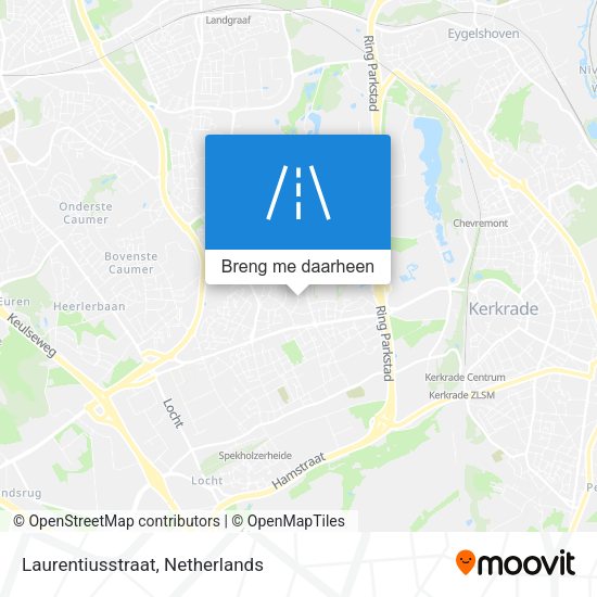 Laurentiusstraat kaart