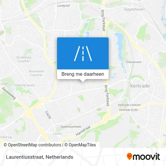 Laurentiusstraat kaart