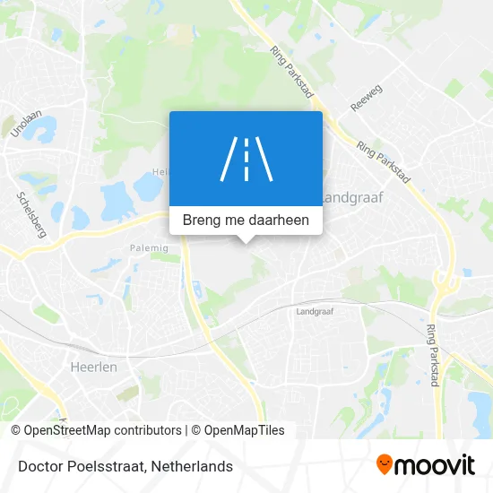 Doctor Poelsstraat kaart